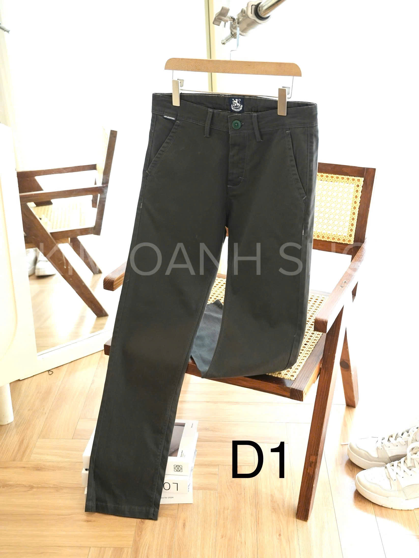 Quần Dài Kaki Nam Co Giãn size (35-40)